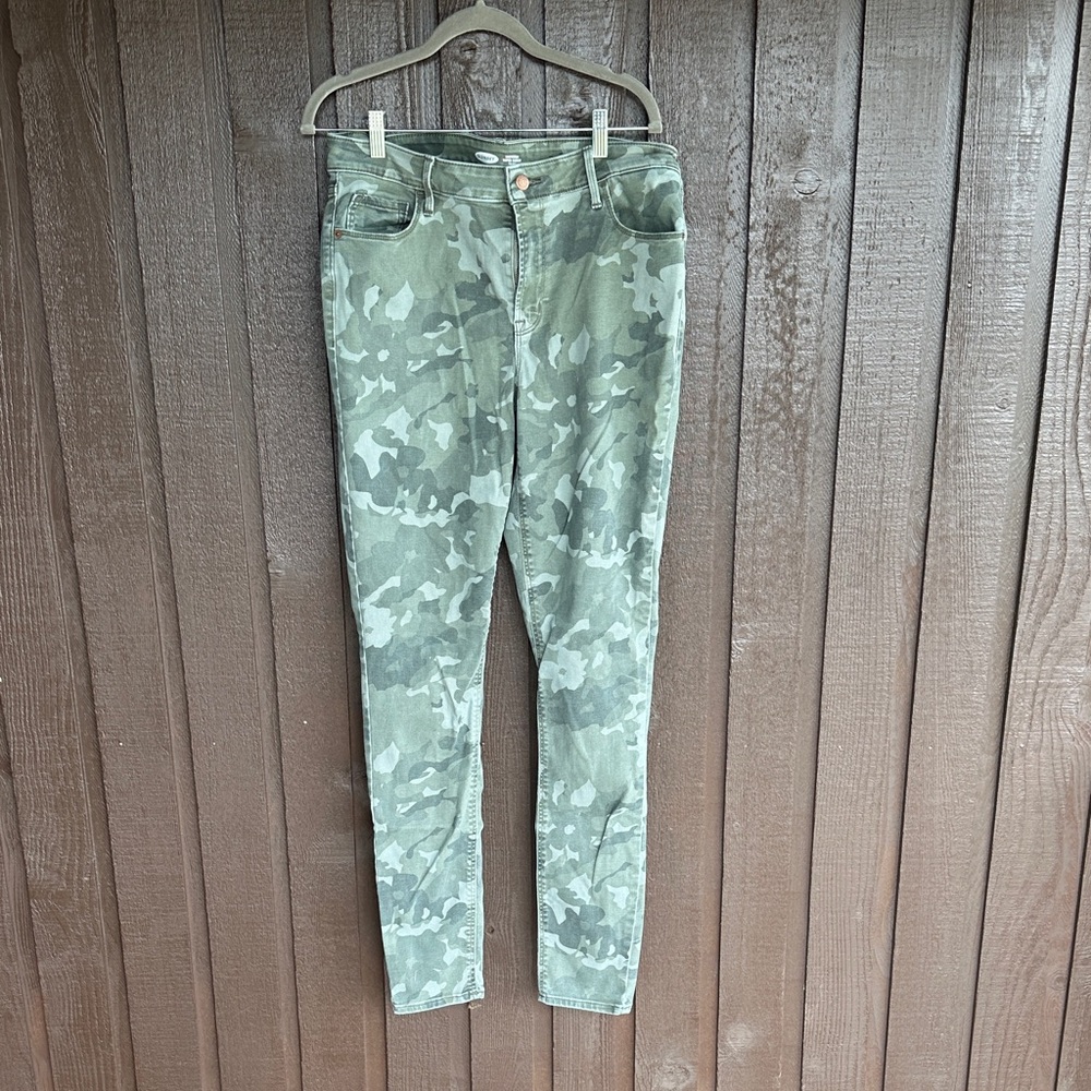 Camouflage Skinny Jeans -TALL